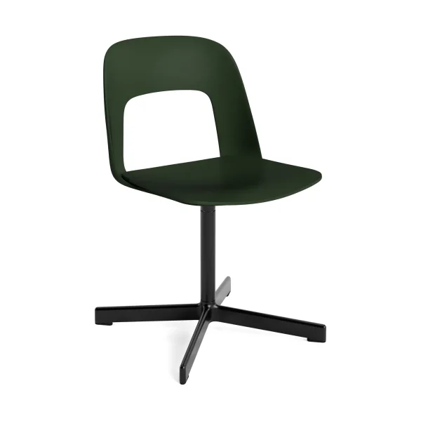HAY Layout Chair 131 chair Bottle green-black