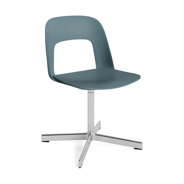 HAY Layout Chair 131 chair Ocean-polished aluminium