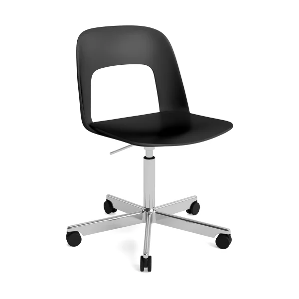 HAY Layout Chair 141 chair Black-polished aluminium
