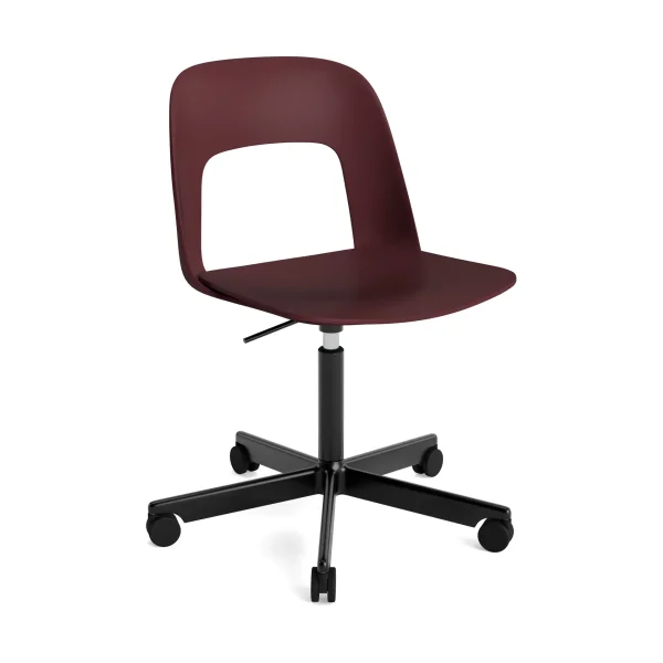 HAY Layout Chair 141 chair Bordeaux-black