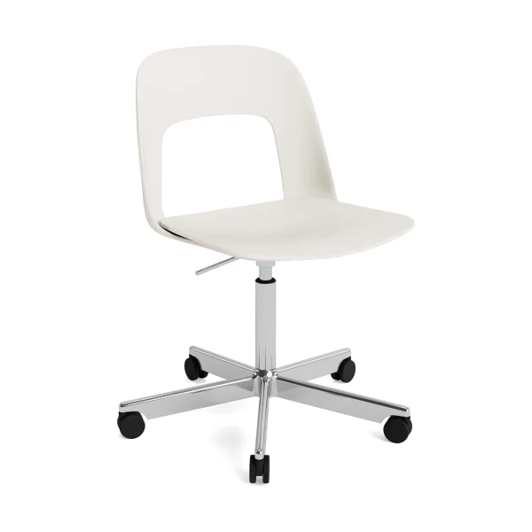 HAY Layout Chair 141 chair Cream white-polished aluminium