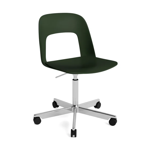 HAY Layout Chair 141 chair Pastel green-polished aluminium