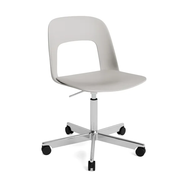 HAY Layout Chair 141 chair Sky grey-polished aluminium