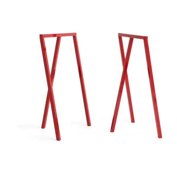 HAY Loop Stand Frame leg stand 95 cm 2-pack Maroon red