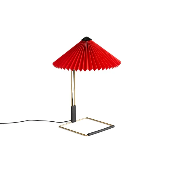 HAY Matin table table lamp Ø30 cm Bright red shade