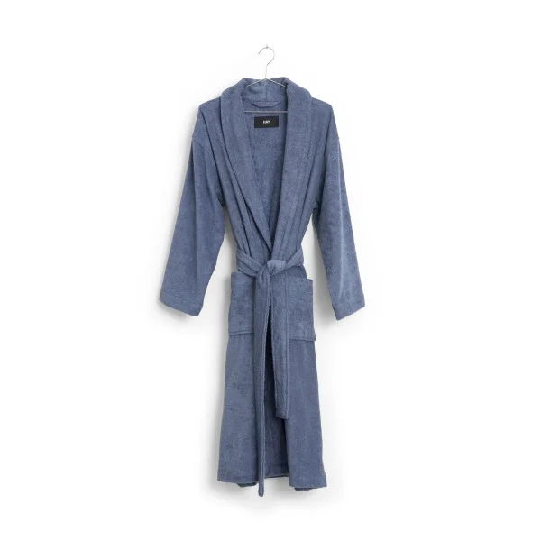 HAY Mono bathrobe S/M Steel blue