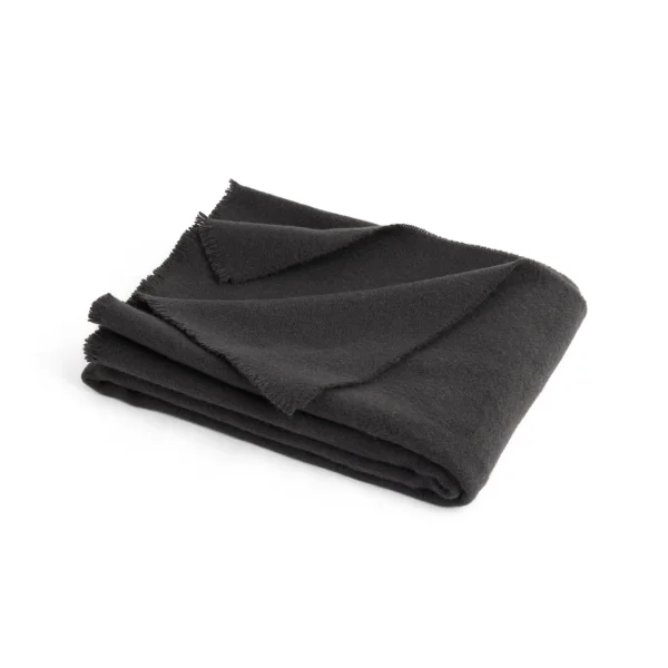 HAY Mono wool throw 130x180 cm Charcoal