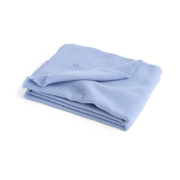 HAY Mono wool throw 130x180 cm Light blue