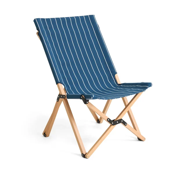 HAY Outdoor Market folding chair Blue-beige