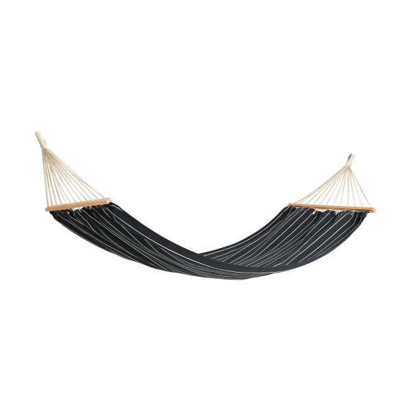 HAY Outdoor Market hammock Black-beige, 210x100 cm