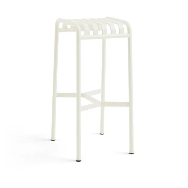 HAY Palissade bar stool Cream white