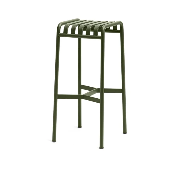 HAY Palissade bar stool Olive