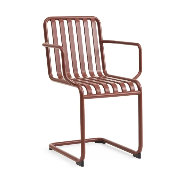 HAY Palissade Cantilever armchair Iron red