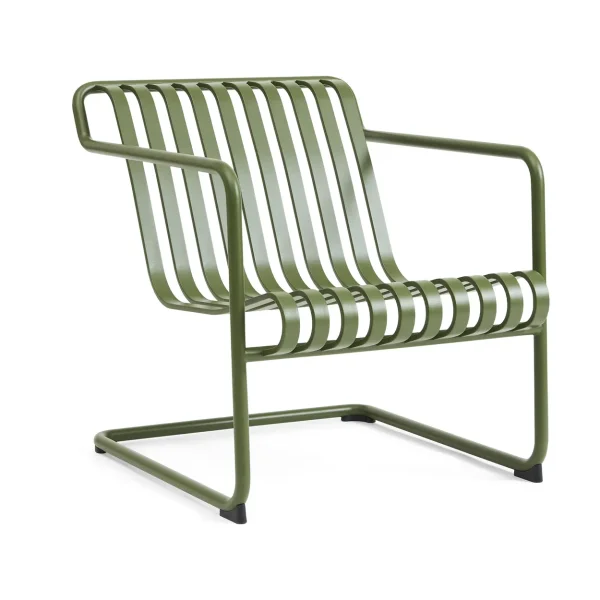 HAY Palissade Cantilever Low lounge armchair Olive