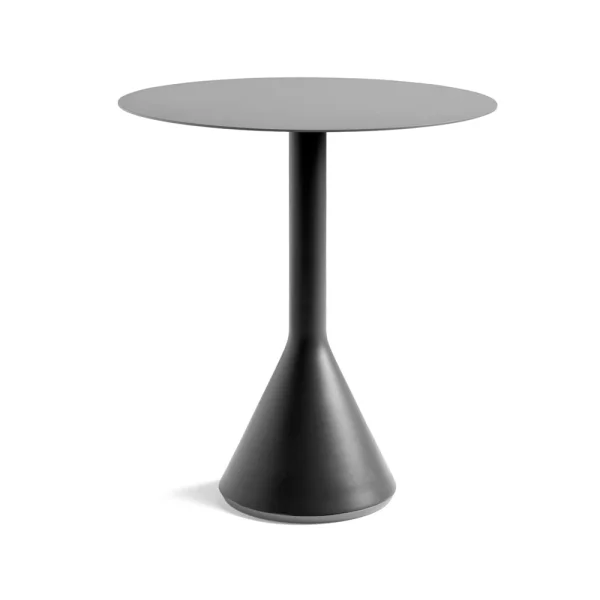 HAY Palissade Cone round coffee table Anthracite, ø70