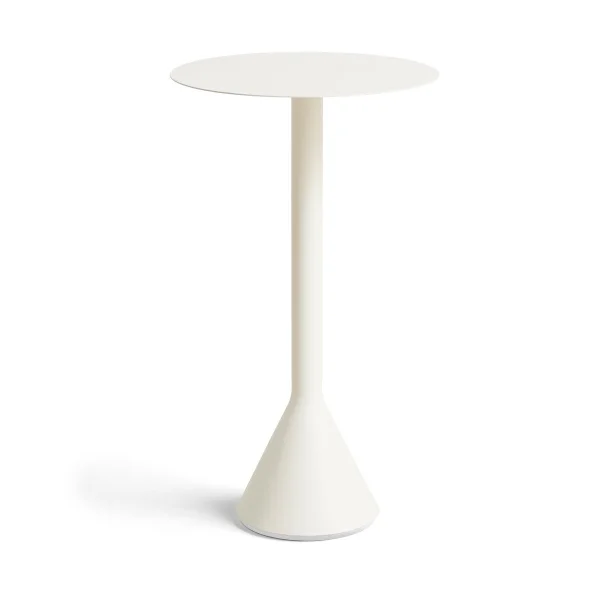 HAY Palissade Cone round coffee table Cream white, Ø60 cm