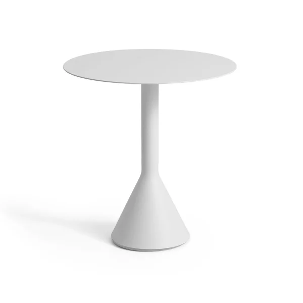 HAY Palissade Cone round coffee table Sky grey, Ø70 cm