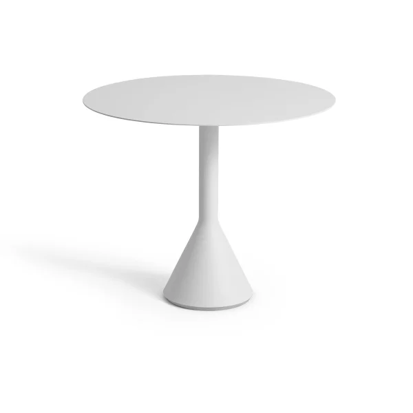 HAY Palissade Cone round coffee table Sky grey, Ø90 cm