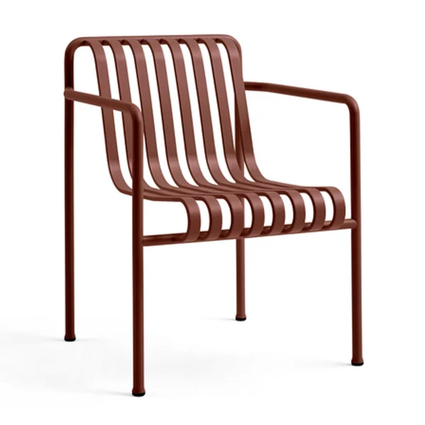 HAY Palissade dining armchair Iron red