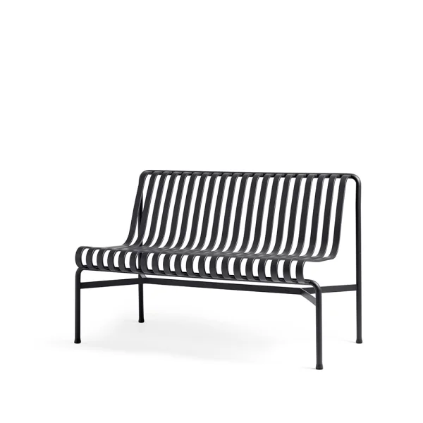HAY Palissade Dining bench without armrest Anthracite