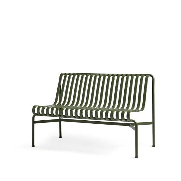 HAY Palissade Dining bench without armrest Olive