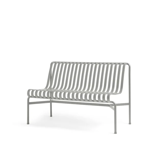HAY Palissade Dining bench without armrest Sky grey