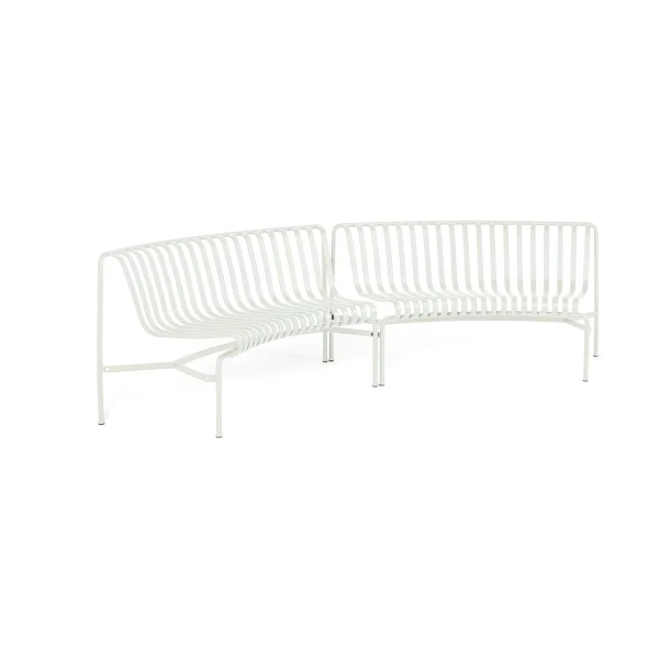 HAY Palissade Dining park bench in-in Cream white