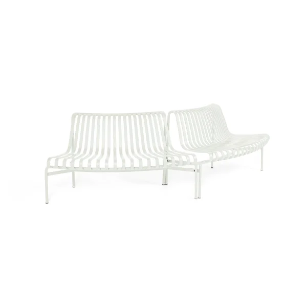 HAY Palissade Dining park bench out-out Cream white