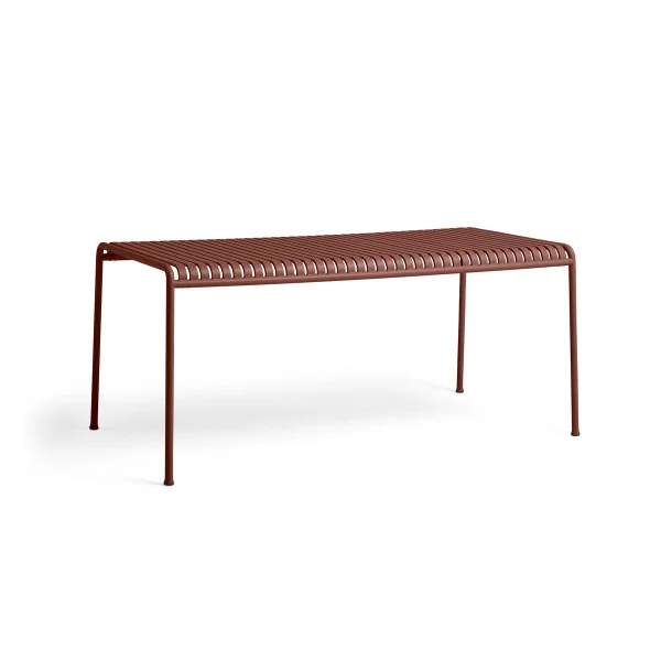 HAY Palissade dining table 170x90 cm Iron red