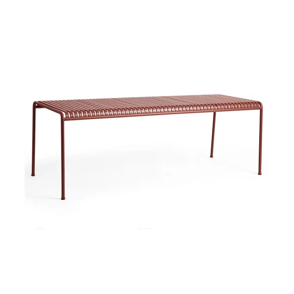 HAY Palissade dining table 220x90 cm Iron red