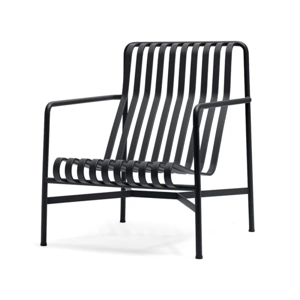 HAY Palissade High lounge chair Anthracite