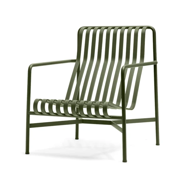 HAY Palissade High lounge chair Olive