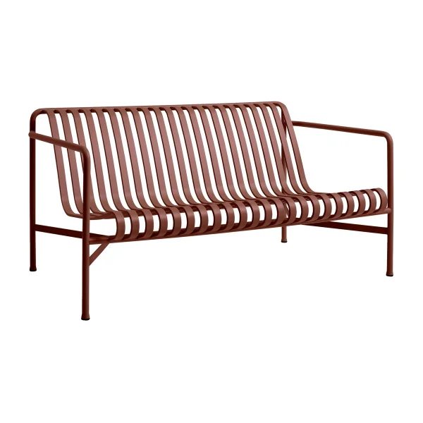 HAY Palissade lounge sofa Iron red