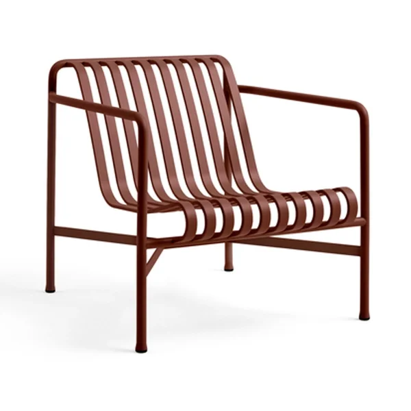 HAY Palissade Low lounge chair Iron red