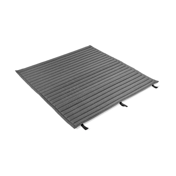 HAY Palissade Quilted cushion Anthracite, for Dining bench