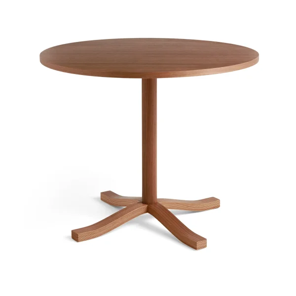 HAY Pastis Table dining table Ø90 Lacquered walnut