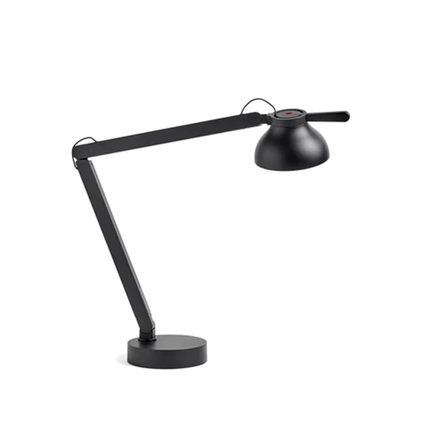 HAY PC desk lamp Soft black, with lamp base
