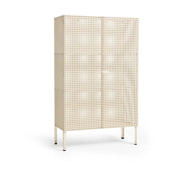 HAY Perforated Cabinet cabinet large Eggshell