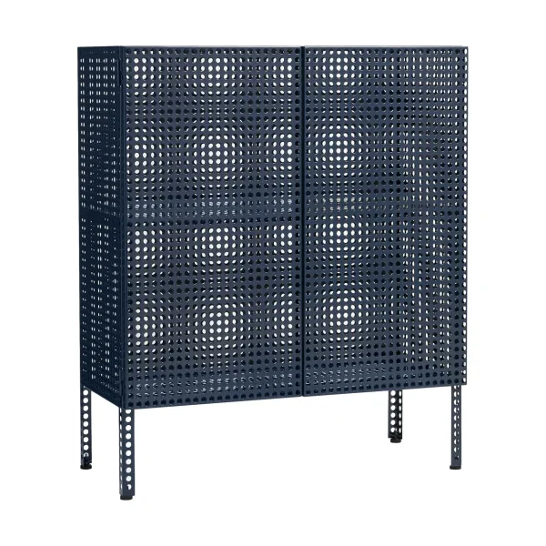 HAY Perforated Cabinet cabinet medium Steel blue