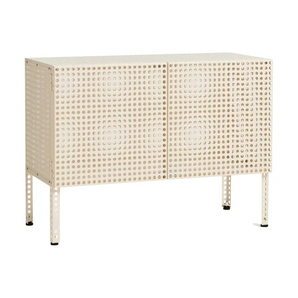 HAY Perforated Cabinet skåp small Eggshell