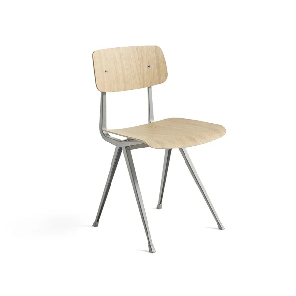 HAY Result chair Oak-beige steel frame