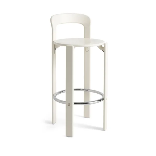HAY Rey bar stool 75 cm Cream white