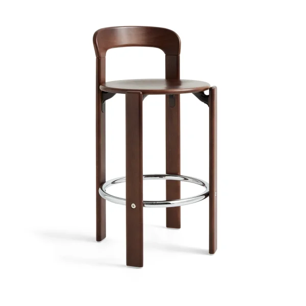 HAY Rey bar stool low 65 cm Umber brown