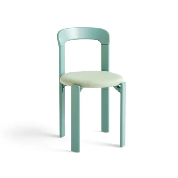 HAY Rey chair upholstered seat Fabric Steelcut 935 fall green