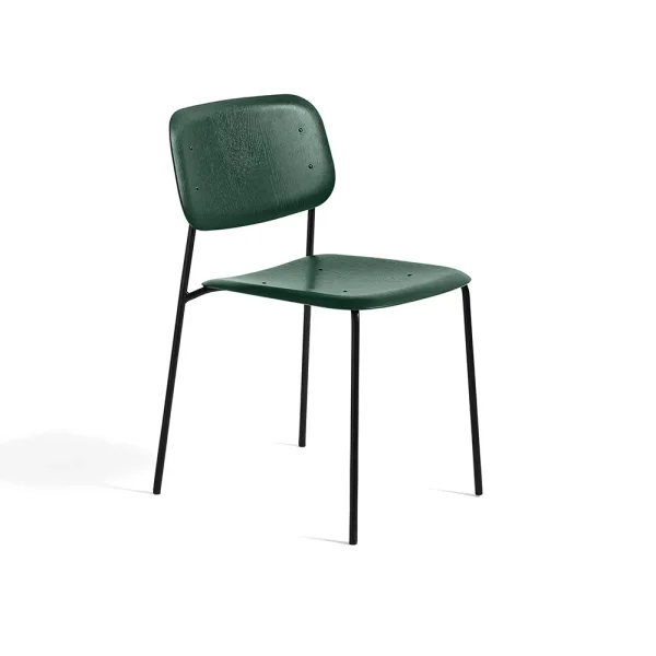 HAY Soft Edge 40 chair Hunter-black steel frame