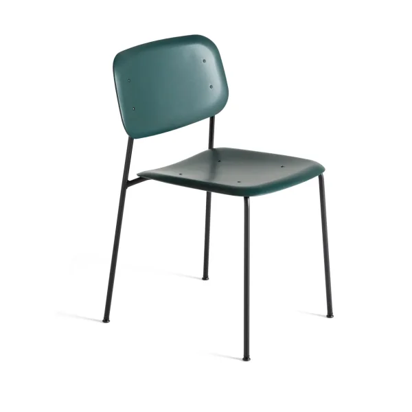 HAY Soft Edge 45 chair Hunter-black steel frame