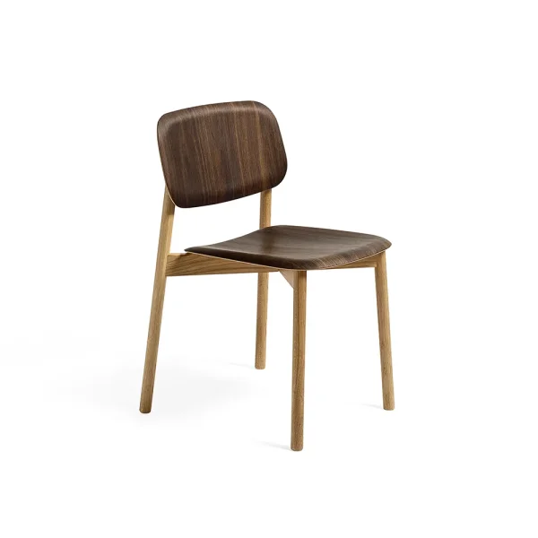 HAY Soft Edge 60 chair Smoked oak-oak frame