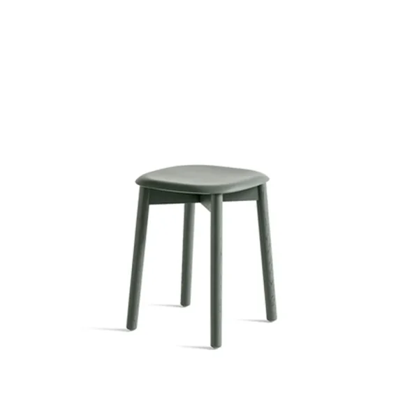 HAY Soft Edge 72 stool Dusty green-dusty green oak frame