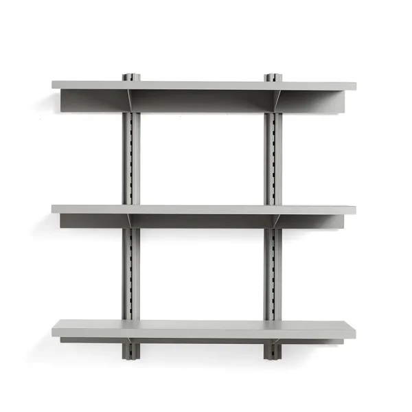 HAY Standard Issue wall shelf Sky grey, 120, 3 shelves