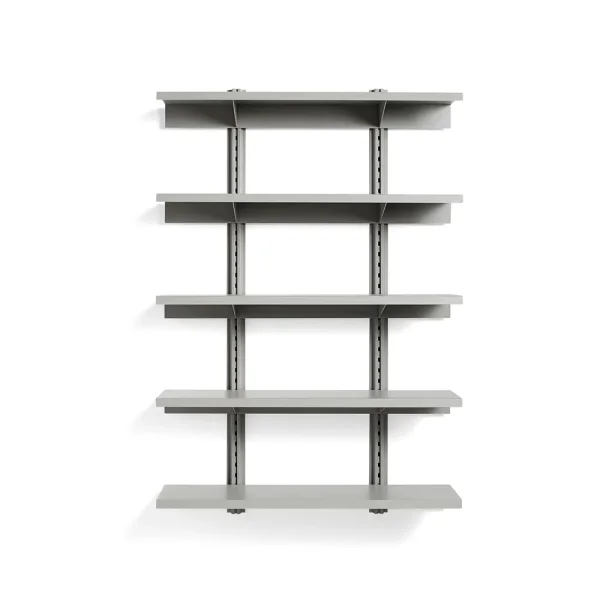 HAY Standard Issue wall shelf Sky grey, 120, 5 shelves